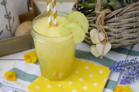 Okurkovo-ananasové smoothie