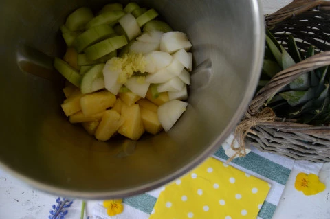 Okurkovo-ananasové smoothie