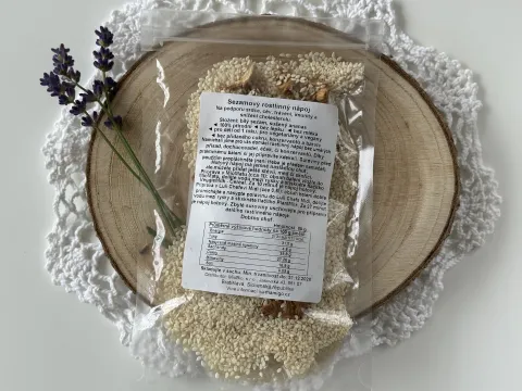 Namíchané rostlinné mléko: Sezamové se sušeným ananasem